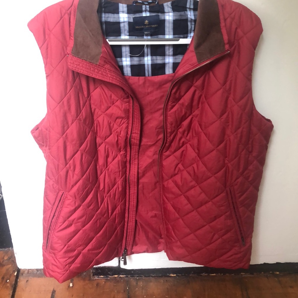 Brookes Brothers red vest